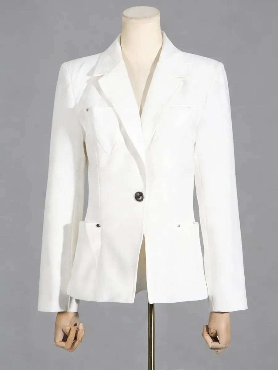 The Onyx Rivet Pocket Blazer from the After Dark at Lavishly Me