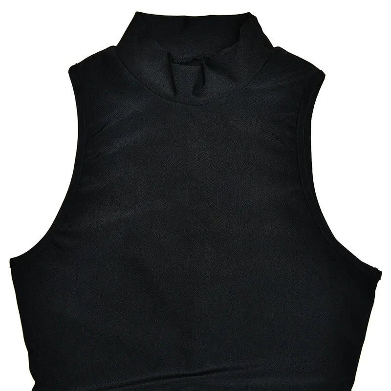 The Sloane Ruched Turtleneck Mini