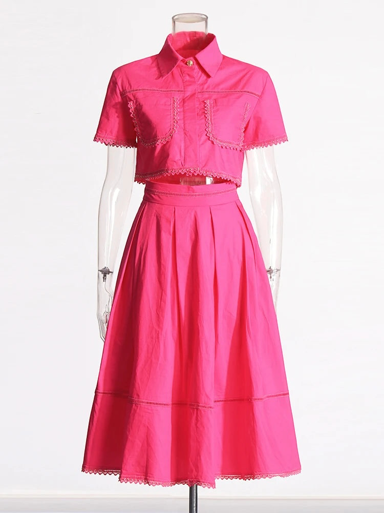 The Montclair Minimalist Skirt Set