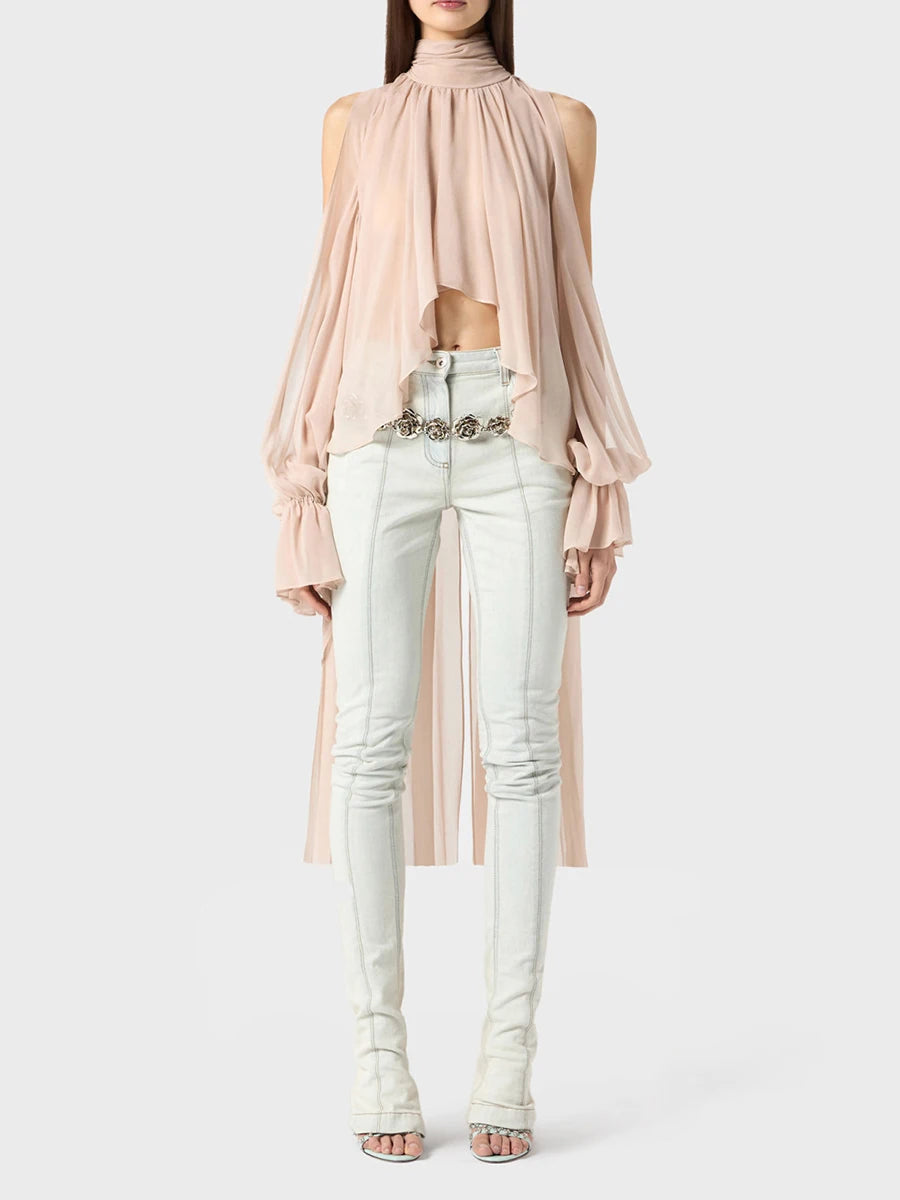 The Sable Minimalist Off-Shoulder Blouse from the Date Night Edit at Lavishly Me
