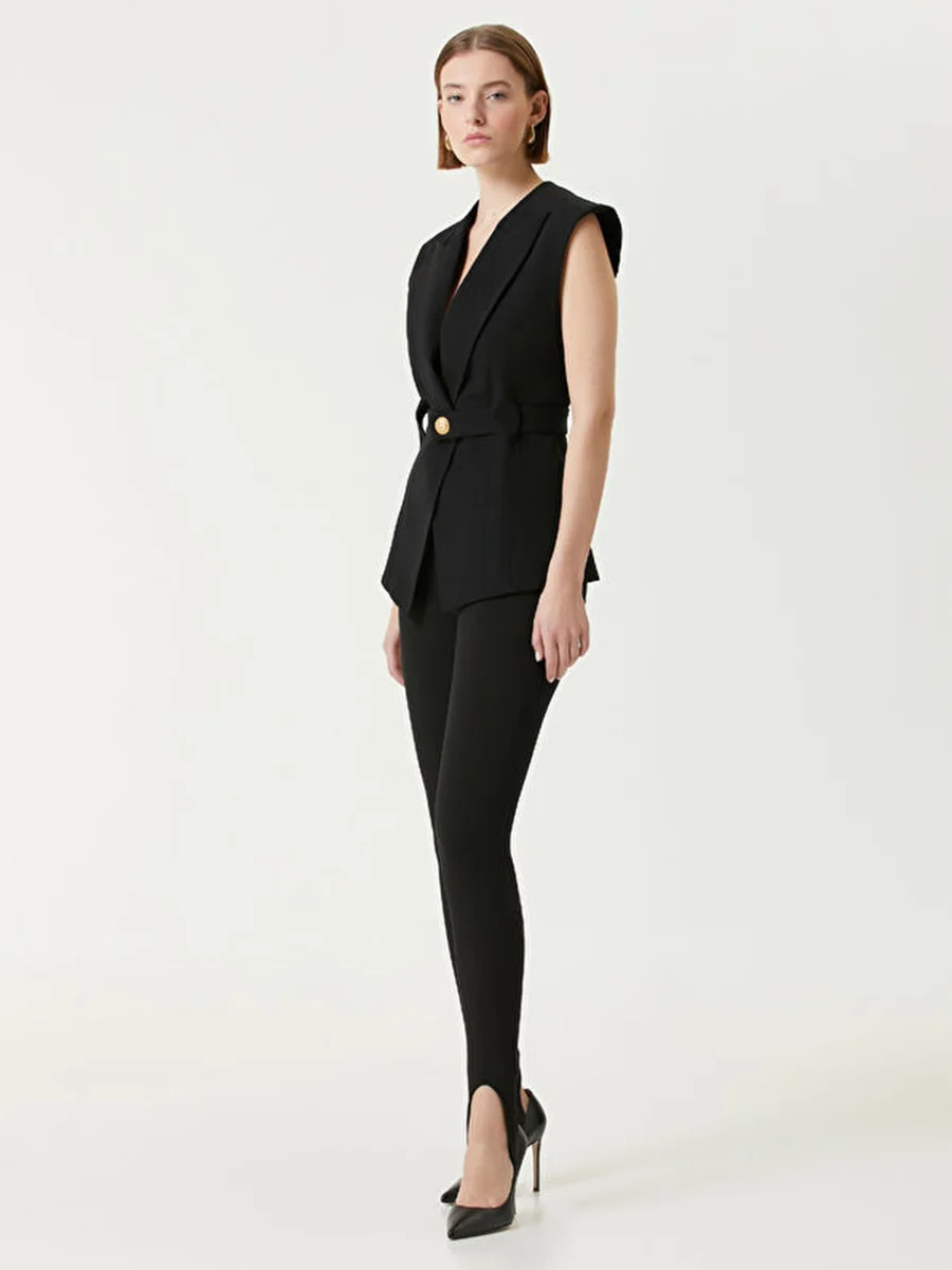 The Meridian Belted Blazer Vest