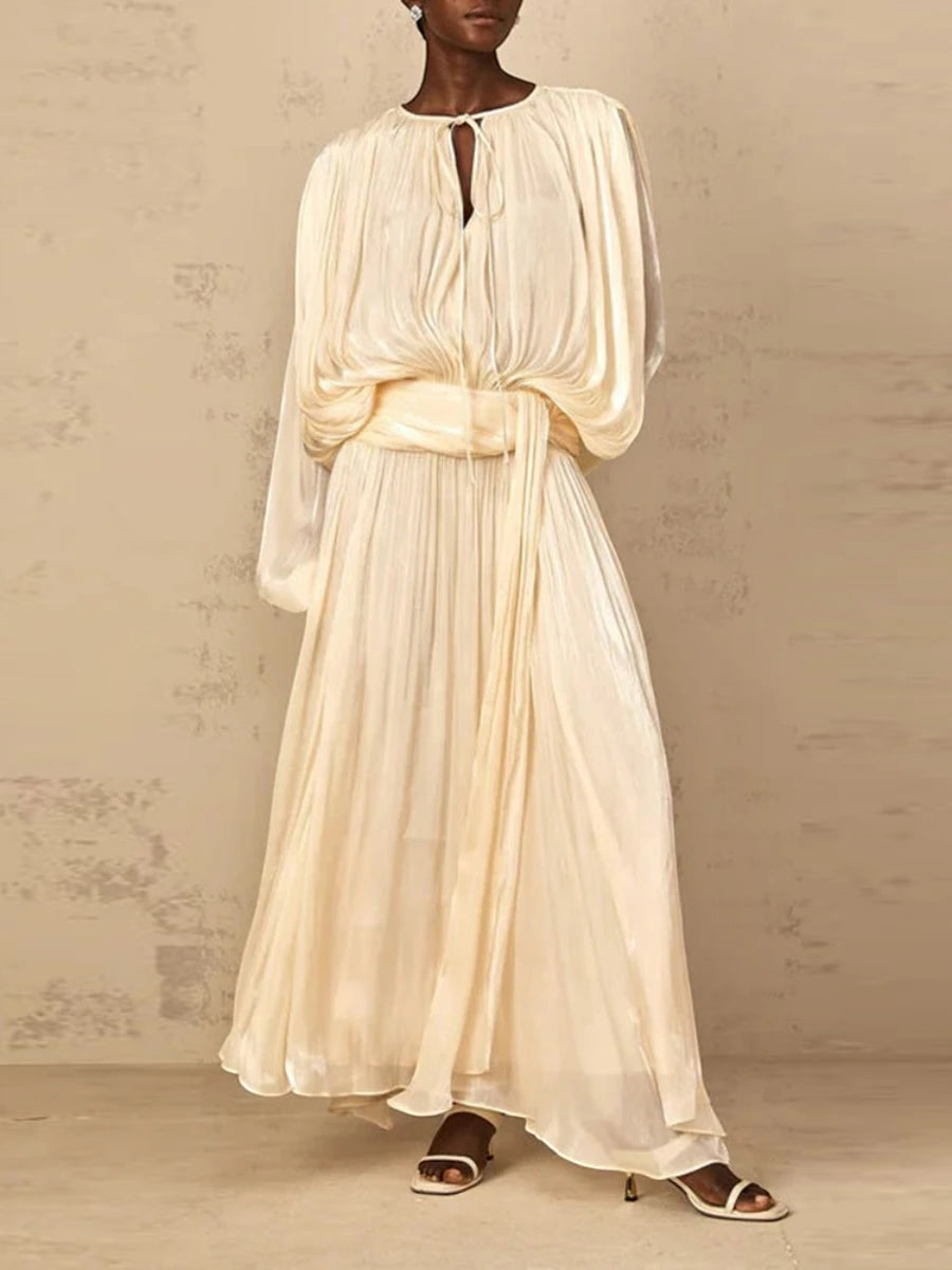 The Elara Folded Corset Dress