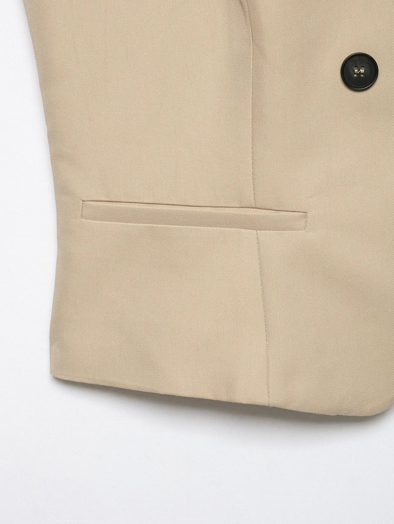 The Madison Short-Sleeve Double-Breasted Blazer from the Boss Energy at Lavishly Me