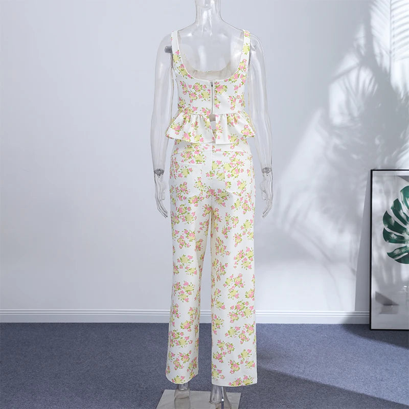 The Paloma Floral Pant Set