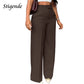 The Sterling Wide-Leg Dress Trousers from the Boss Energy at Lavishly Me