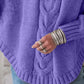 The Yasmin Knit Curve Sweater in Matcha | Lavishly Me