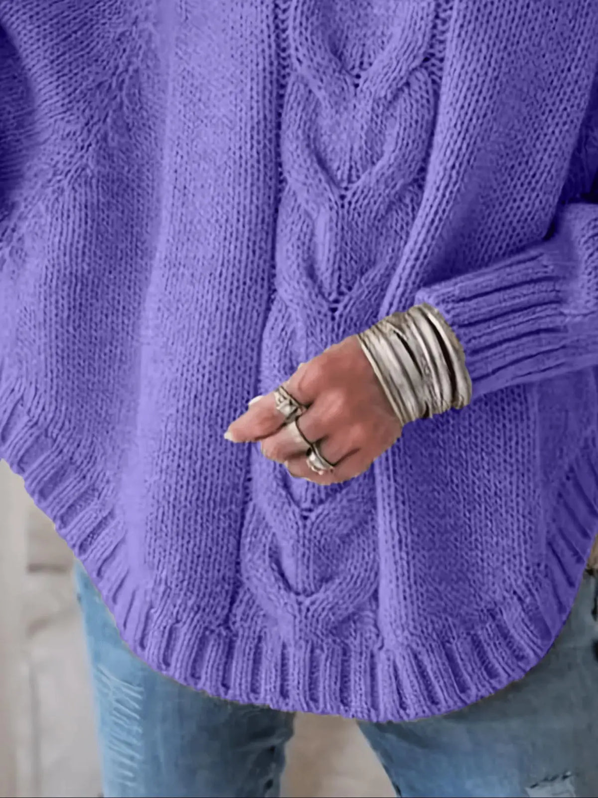 The Yasmin Knit Curve Sweater in Matcha | Lavishly Me