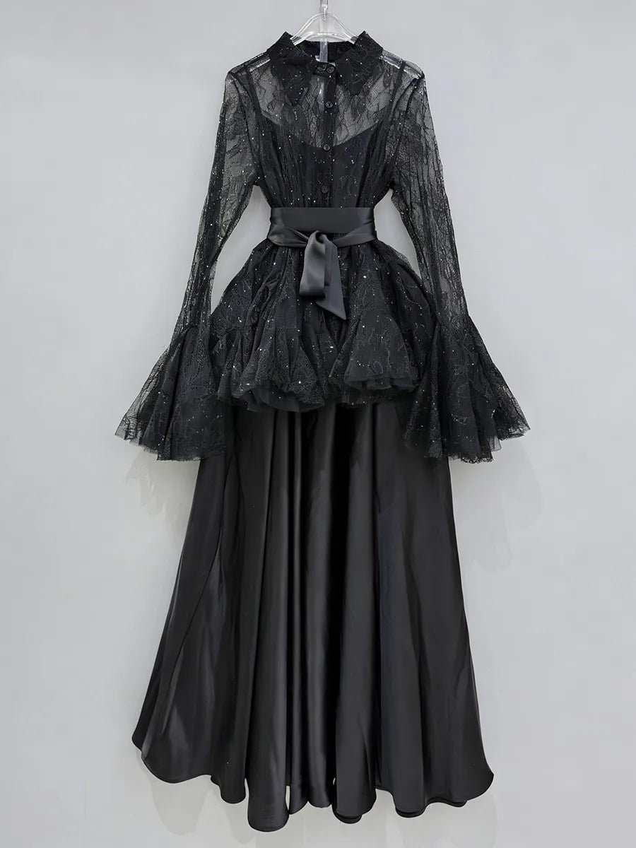 The Genevieve Lace Layered Dress Set from the Soft & Sophisticated at Lavishly Me