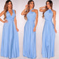 Sexy Women Multiway Wrap Convertible Boho Maxi Club Red Bandage Long Dress Party Bridesmaid Infinity Robe Longue Femme