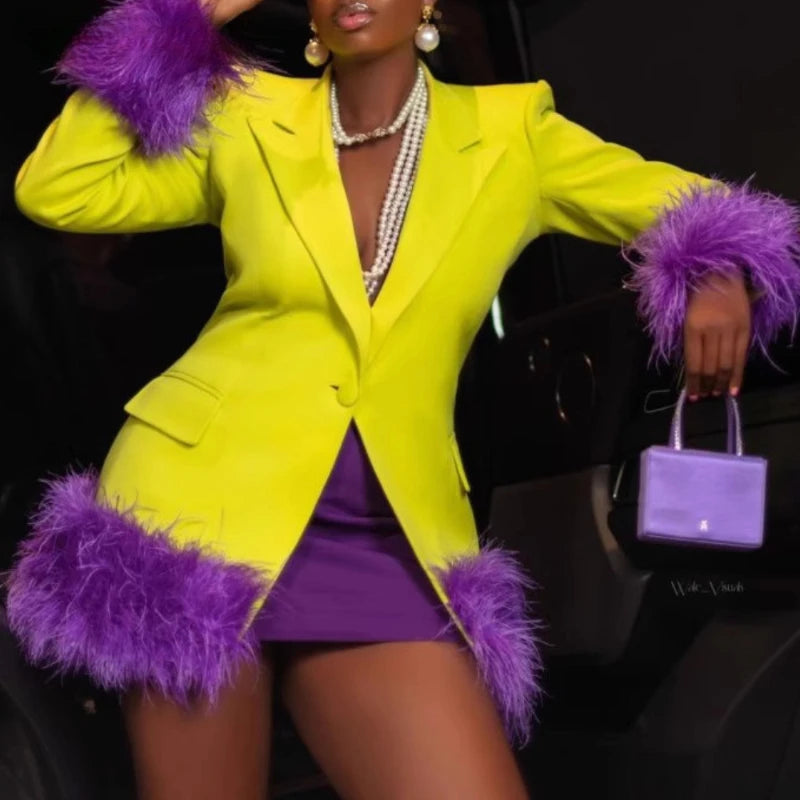 The Plume Colorblock Blazer