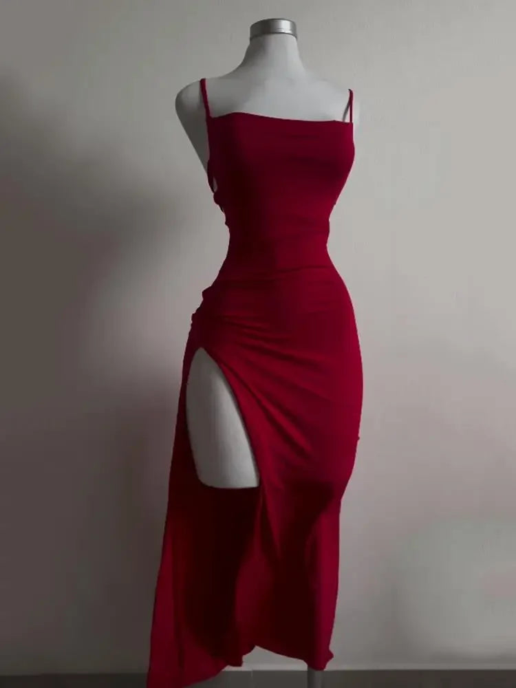 The Ibiza Halter Bodycon Mini Dress from the Date Night Edit at Lavishly Me