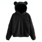The Amélie Plush Ear Hoodie from the Everyday Luxe at Lavishly Me