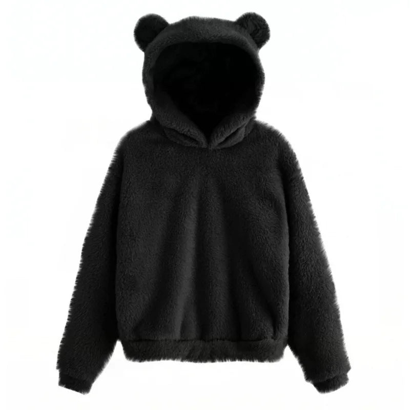 The Amélie Plush Ear Hoodie from the Everyday Luxe at Lavishly Me