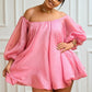 The Davina Curve Mini Dress in Rose red | Lavishly Me