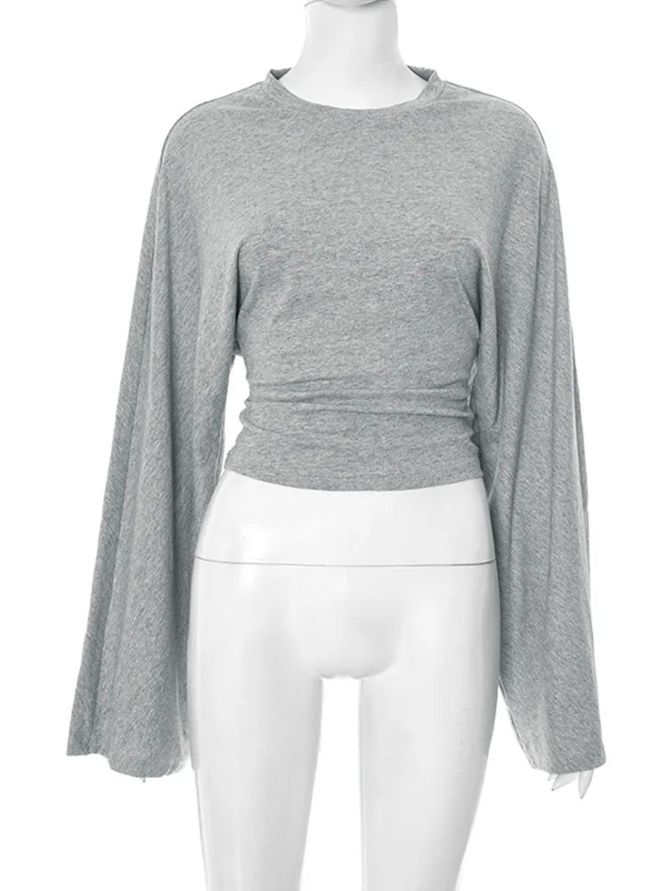 The Sienna Long-Sleeve Crop Top from the Soft & Sophisticated at Lavishly Me