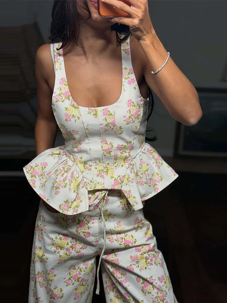 The Paloma Floral Pant Set