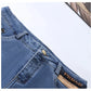 The Soho Split Denim Skirt