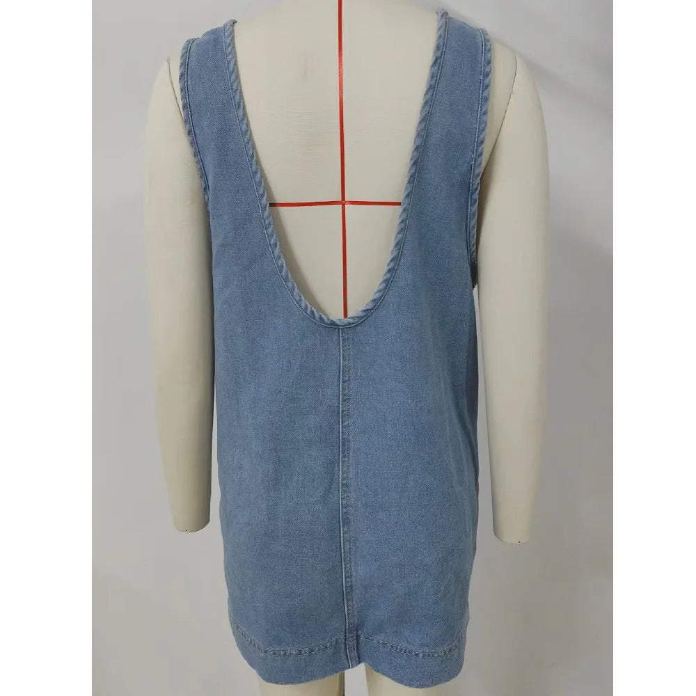 The Ibiza Off-Shoulder Denim Dress