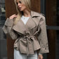 The Chelsea Cropped Trench Jacket from the Boss Energy at Lavishly Me