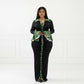 The Penelope Button Print Maxi Dress by Lavishly Me