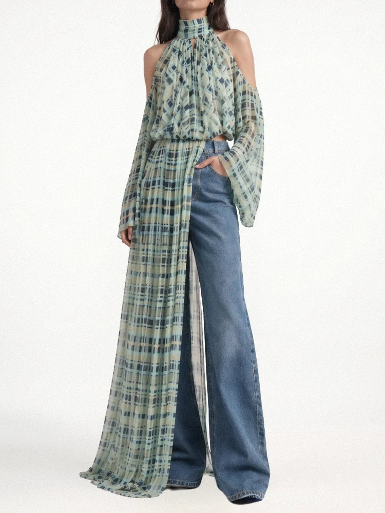 The Apricot Muse Ruched Blouse