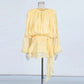 The Elara Folded Tunic Dress