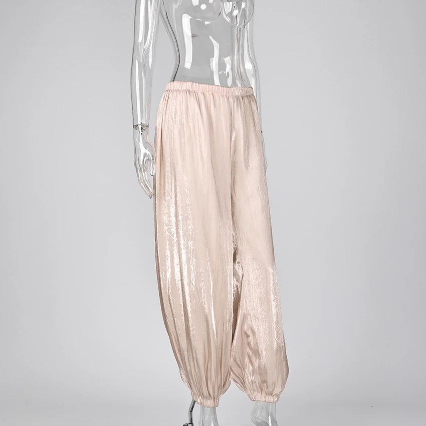 The Blush Pleated Balloon Trousers