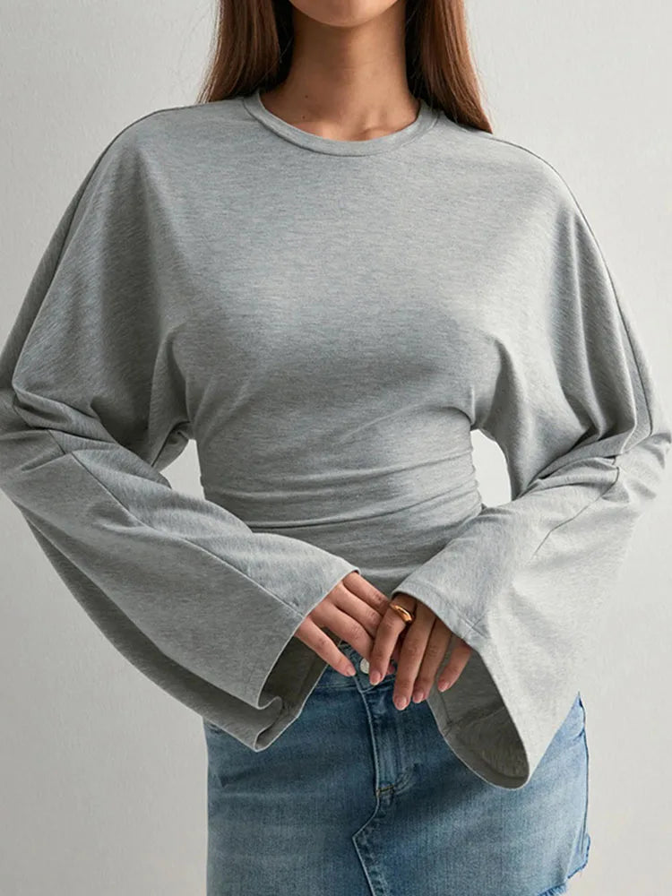 The Sienna Long-Sleeve Crop Top from the Soft & Sophisticated at Lavishly Me