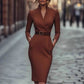 The Sloane Pocket Pencil Dress from the Boss Energy at Lavishly Me