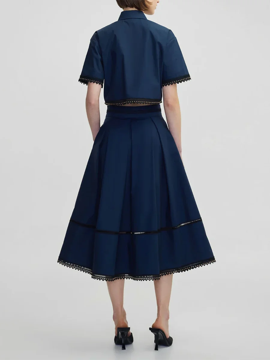 The Kensington Collared Skirt Set from the Soft & Sophisticated at Lavishly Me