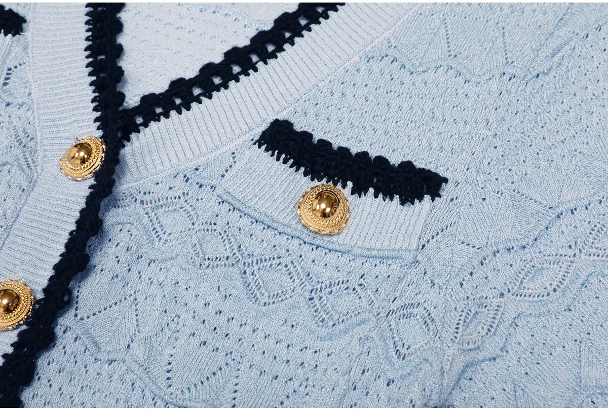 The Azure Belted Knit Vacation Dress from the Boss Energy at Lavishly Me