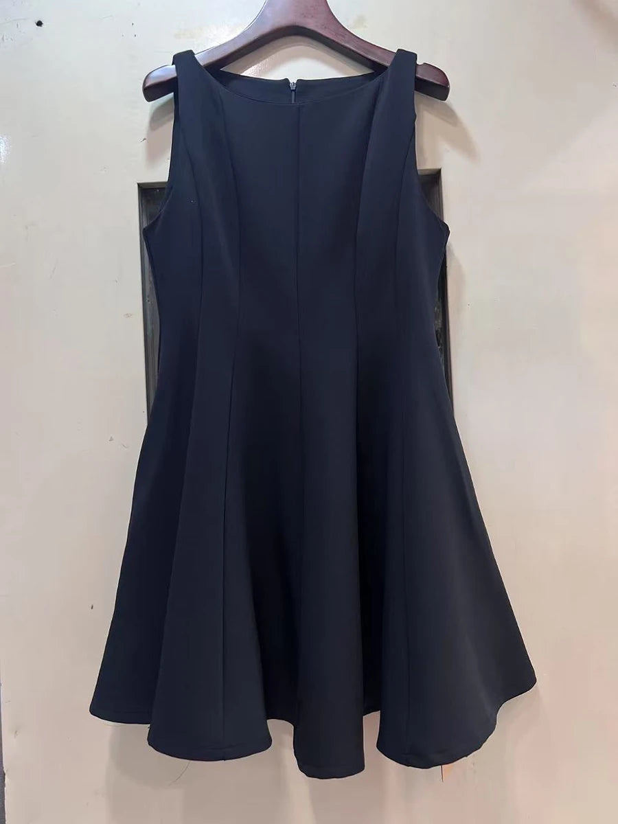 The Camille O-Neck Mini Dress