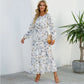 The Marisol Floral Chiffon Midi Dress in 1 | Lavishly Me