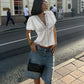 The Rosalie Satin Lace Top from the Soft & Sophisticated at Lavishly Me