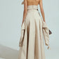 The Belmont Strapless Midi Dress