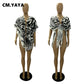 The Zaria Zebra Tie-Front Blouse from the Soft & Sophisticated at Lavishly Me