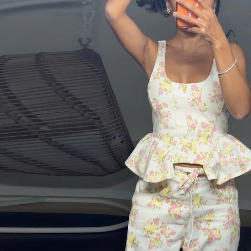 The Paloma Floral Pant Set