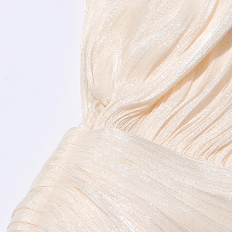 The Elara Folded Tunic Dress