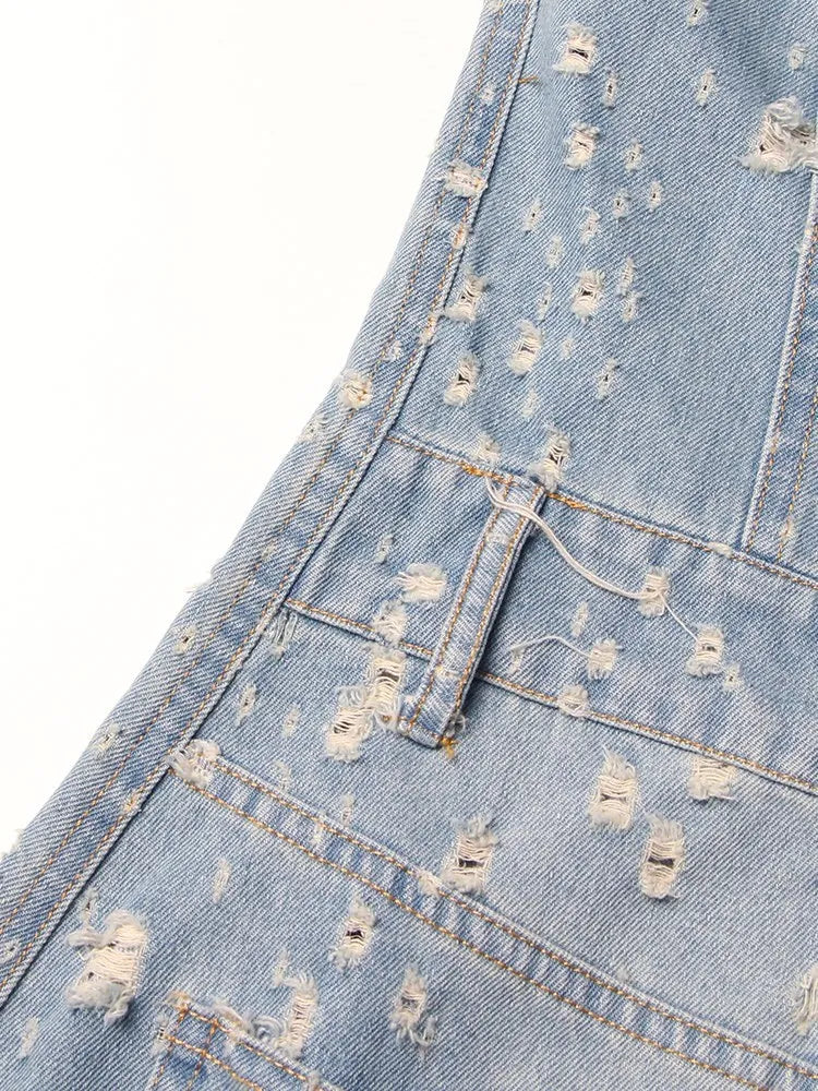 The Marlowe Cutout Denim Dress