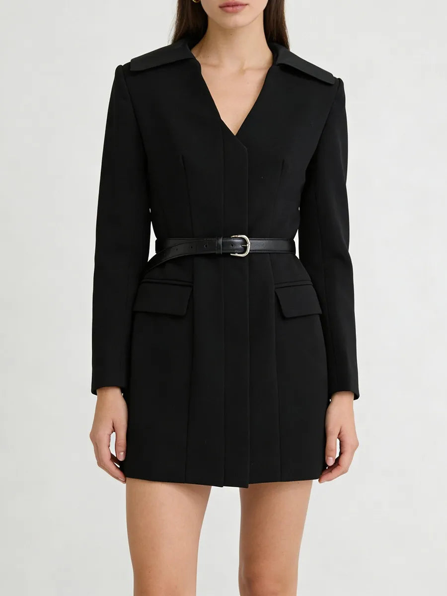 The Mayfair Minimalist V-Neck Blazer from the Boss Energy at Lavishly Me