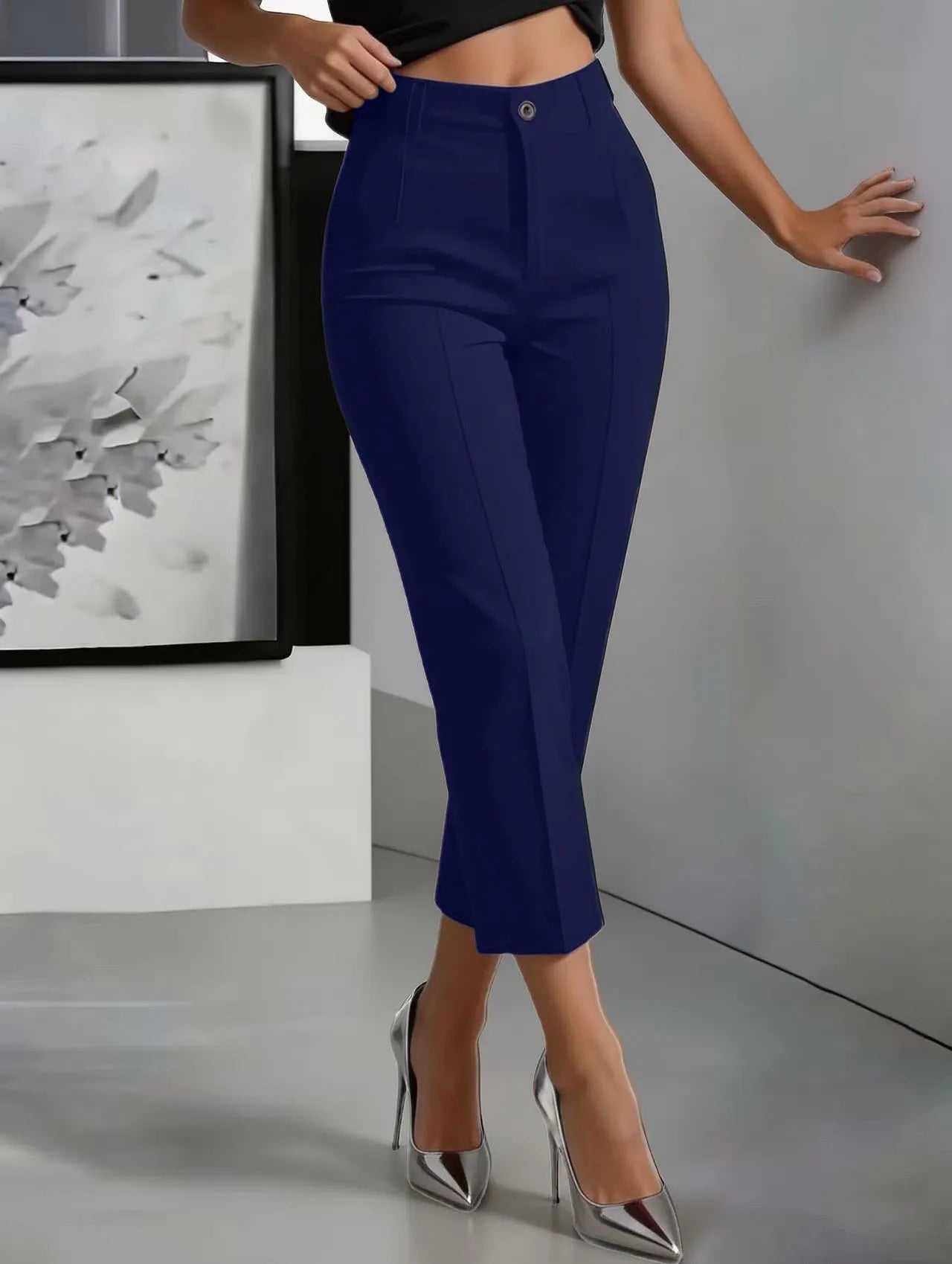 The Mercer High-Waist Straight-Leg Pants from the Boss Energy at Lavishly Me
