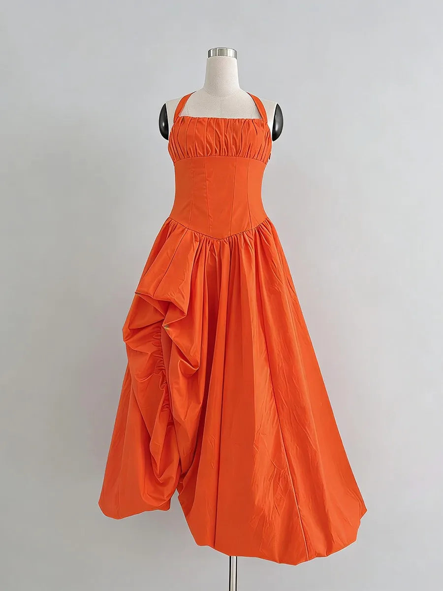 The Solana Halter Maxi Dress