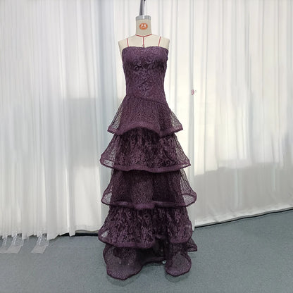 The Alessandra Lace Ruffle Maxi Dress from the Soft & Sophisticated at Lavishly Me