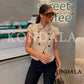 The Madison Short-Sleeve Double-Breasted Blazer from the Boss Energy at Lavishly Me