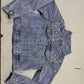 The Celeste Beaded Denim Jacket