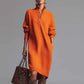 The Aspen Straight Knit Midi Dress from the Boss Energy at Lavishly Me