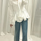 The Montclair Button-Front Tunic Blouse from the Soft & Sophisticated at Lavishly Me