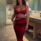 The Tulum Pleated Skirt Set