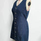 The Milano Denim Midi Dress