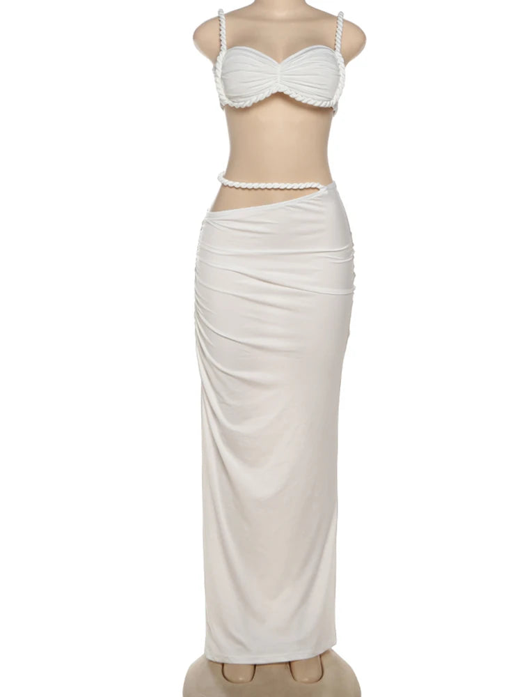 The Tulum Pleated Skirt Set